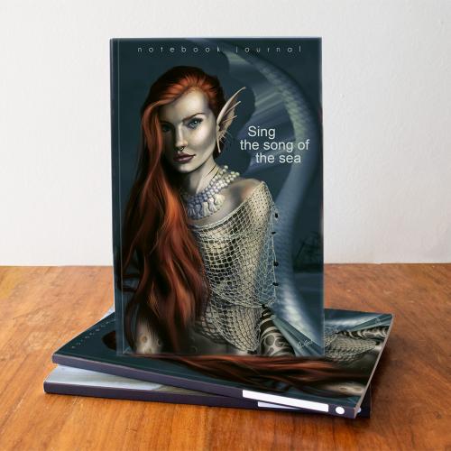 mermaid notebook cover view