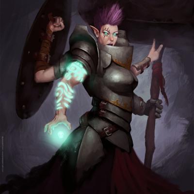 Fantasy Aneeta Warrior Priest-lowRes--juan-alberto-juanalbertoart