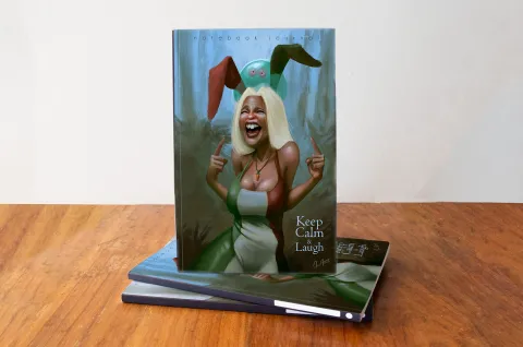 BunnyxSlime Notebook Cover