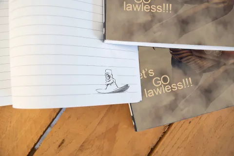 lawless notebooks interior