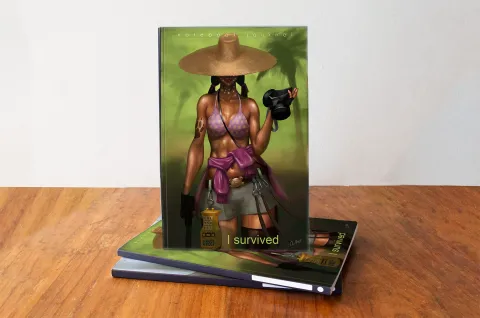 survived notebook cover view