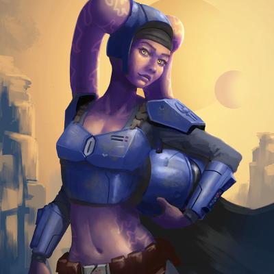 Fanart Twilek Mandalorian-lowRes--juan-alberto-juanalbertoart-th